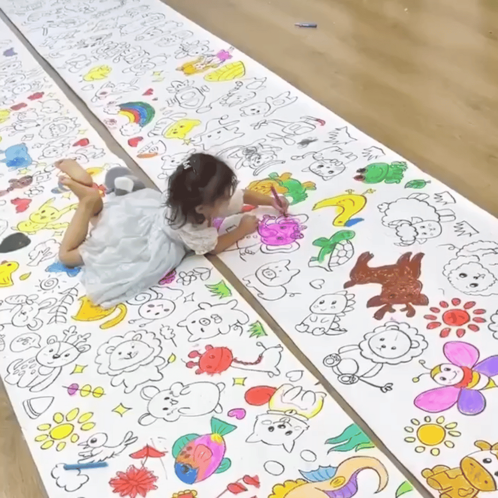 Drawing pad for kids 1 Roll Of Children Drawing Paper Kids Art Paper  Graffiti Drawing Paper For Kids 