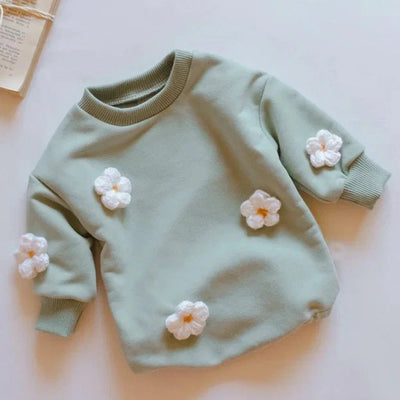 Embroidered Sweatshirt Romper 0-18 Months - Skaldo & Malin