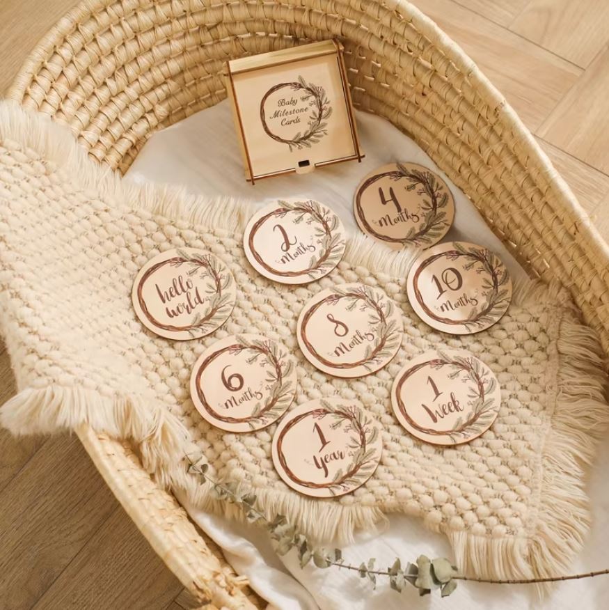 Baby Monthly Milestone Set