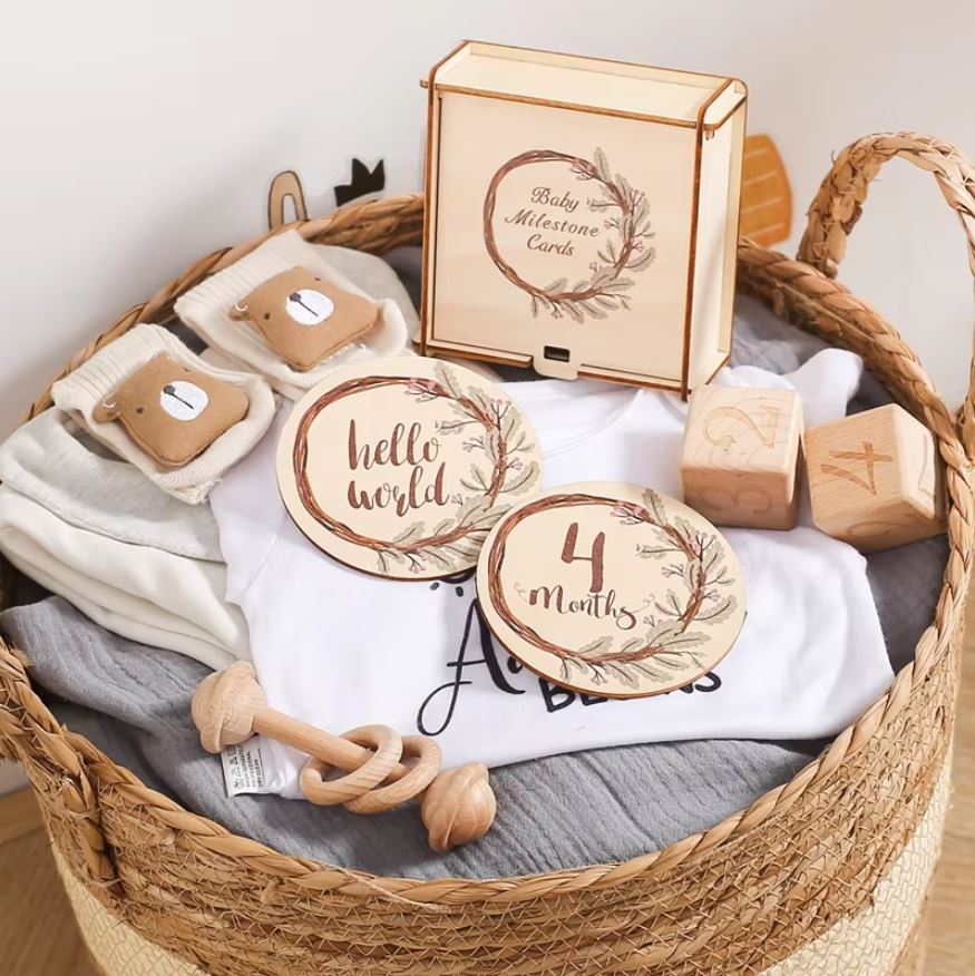 Baby Monthly Milestone Set