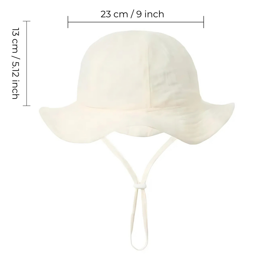 Cotton Sun Hat 0-12 Months
