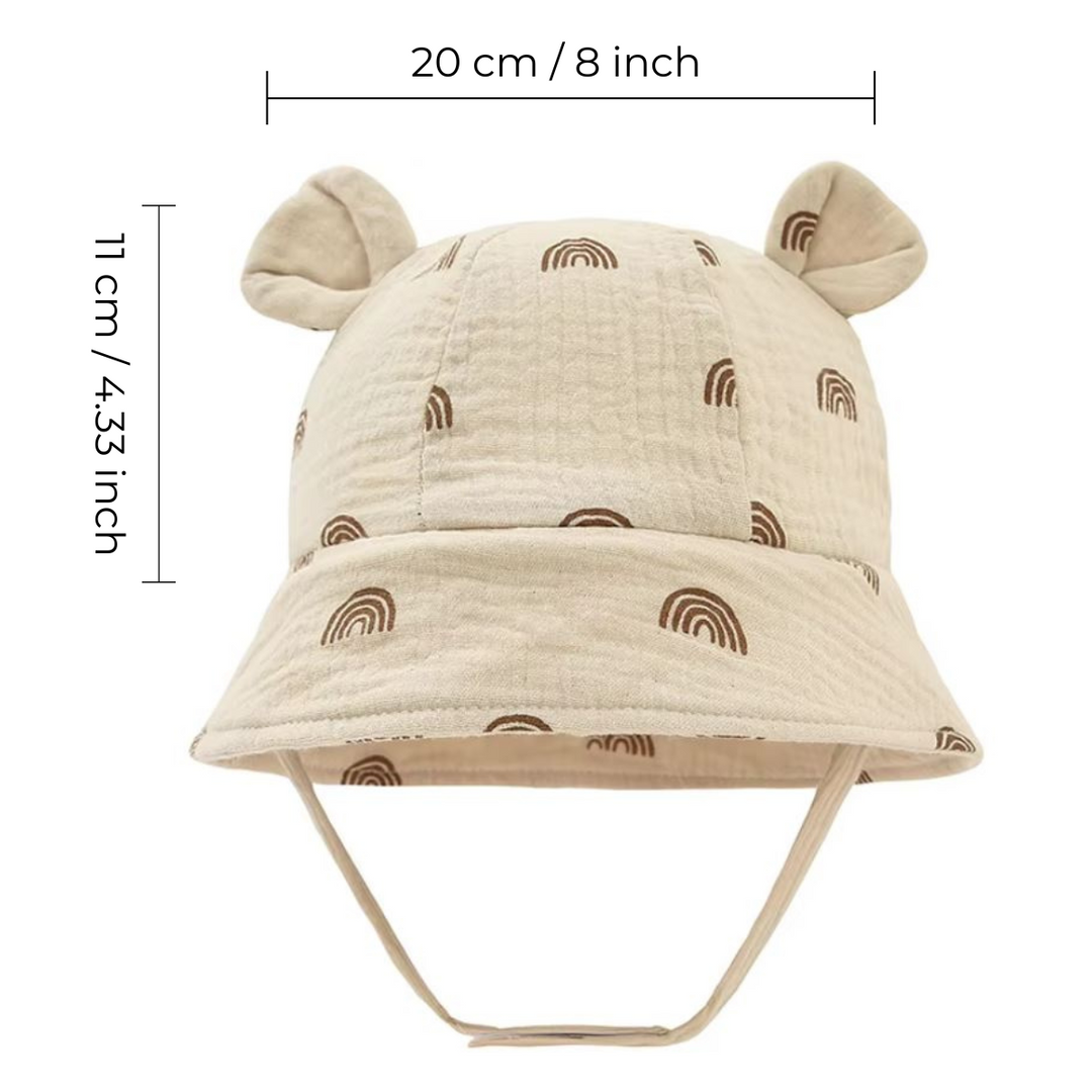 Cotton Bear Hat 3-12 Months
