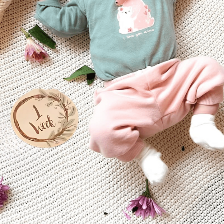 Baby Monthly Milestone Set