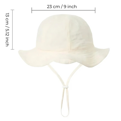 Cotton Sun Hat 0-12 Months