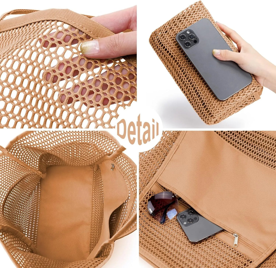 Foldable Nylon Mesh Tote