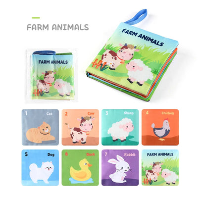 Montessori 3D Soft Cloth Book