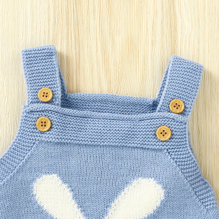 Knitted Rabbit Strap Overalls 0-18 Months