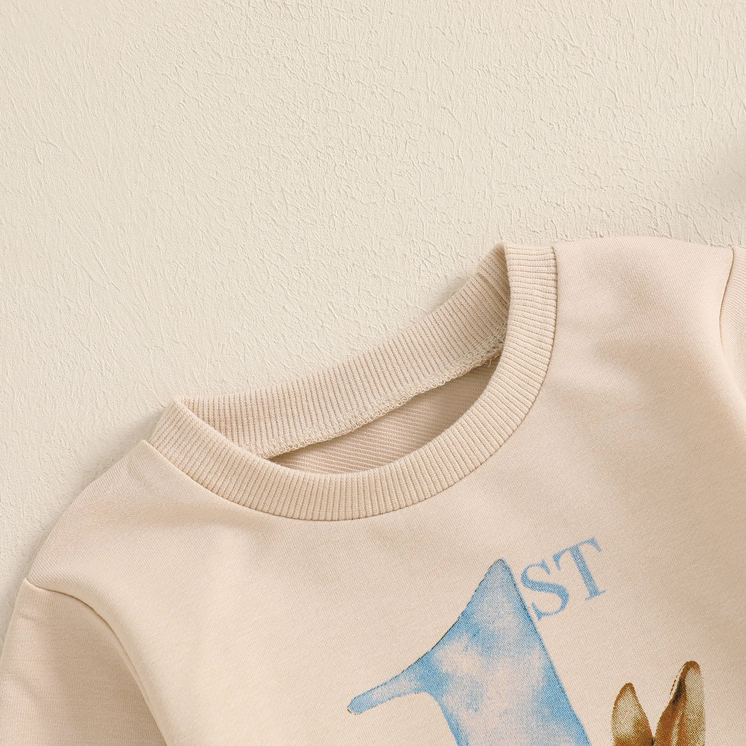 Long Sleeve Bubble Sweatshirt Romper 0-12 Months