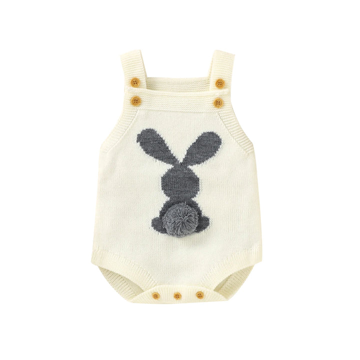 Knitted Rabbit Strap Overalls 0-18 Months