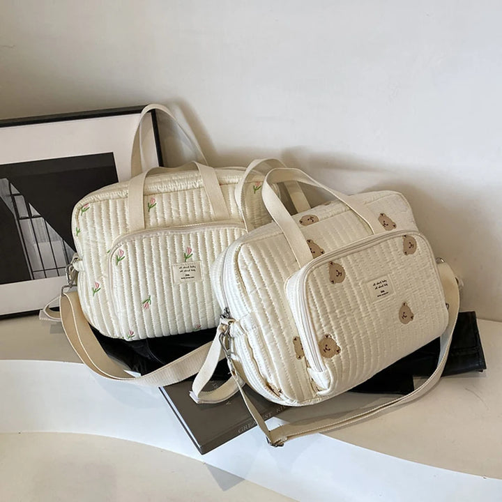 Embroidered Mommy Diaper Bag