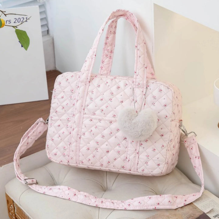 Quilted Floral Mommy Bag