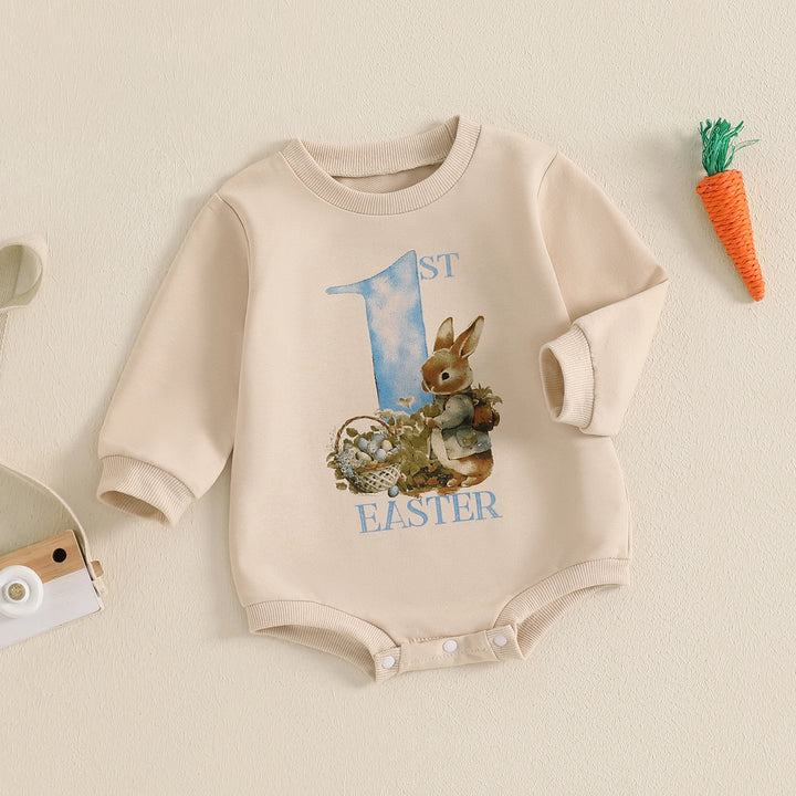 Long Sleeve Bubble Sweatshirt Romper 0-12 Months