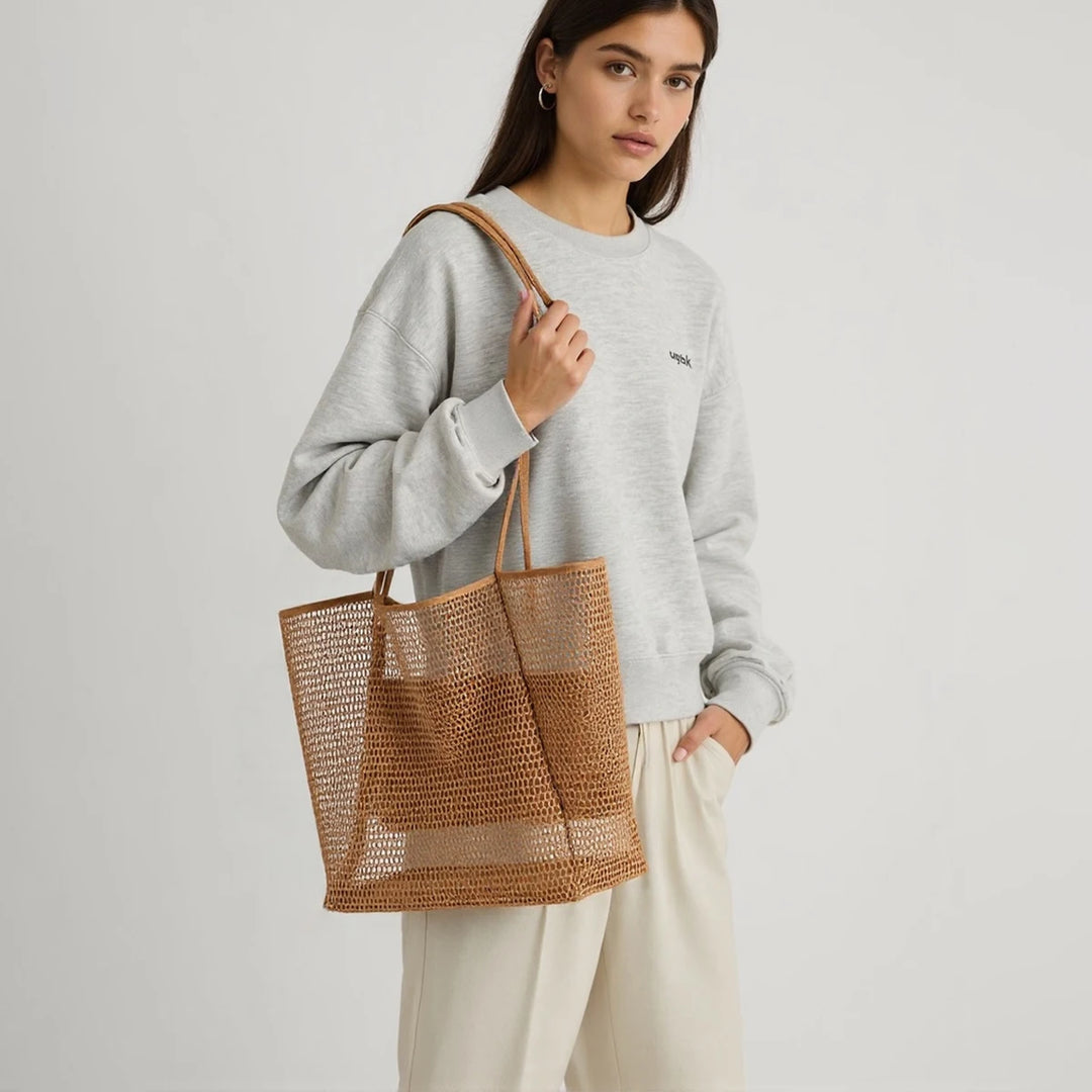 Foldable Nylon Mesh Tote