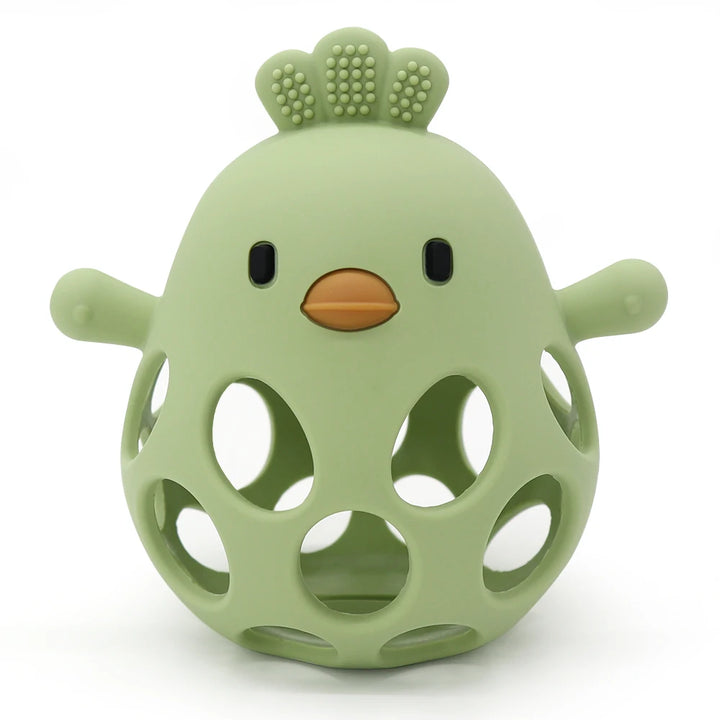 Soft Silicone Baby Teether Cartoon Animal Design