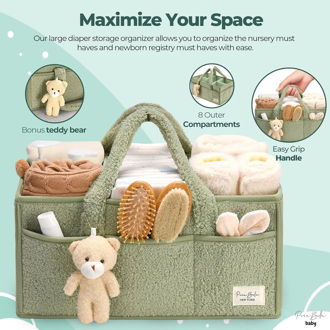 Baby Diaper Caddy Organizer