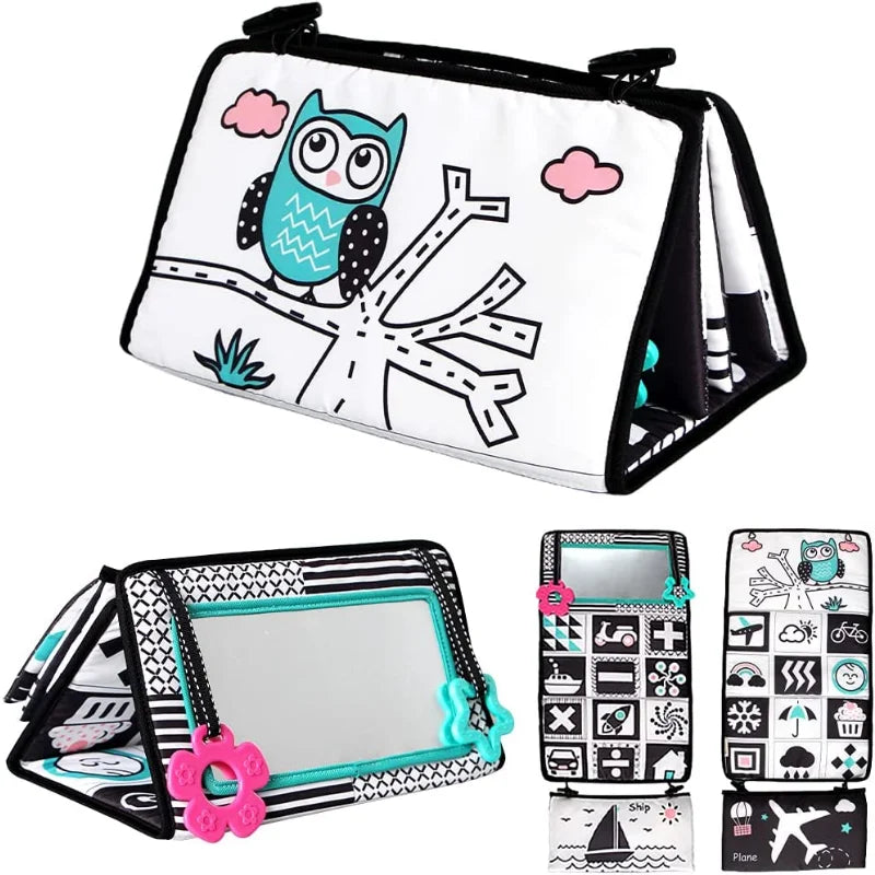 Montessori Tummy Time Mirror & Sensory Toy