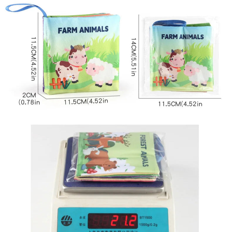 Montessori 3D Soft Cloth Book