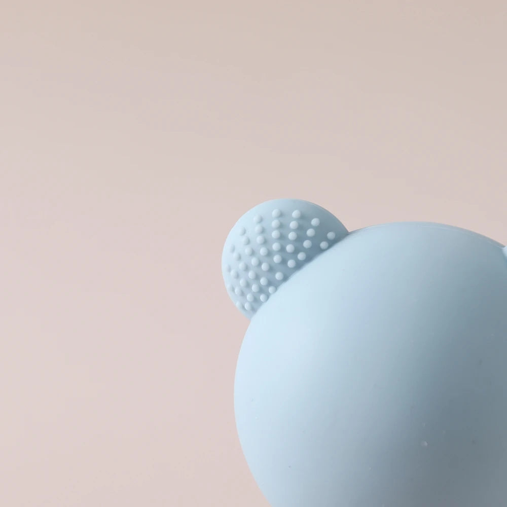 Silicone Bear Maracas Rattle & Teether