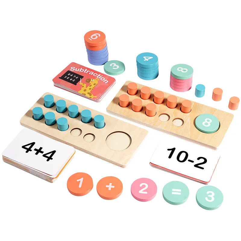 Montessori Wooden Arithmetic Learning Set