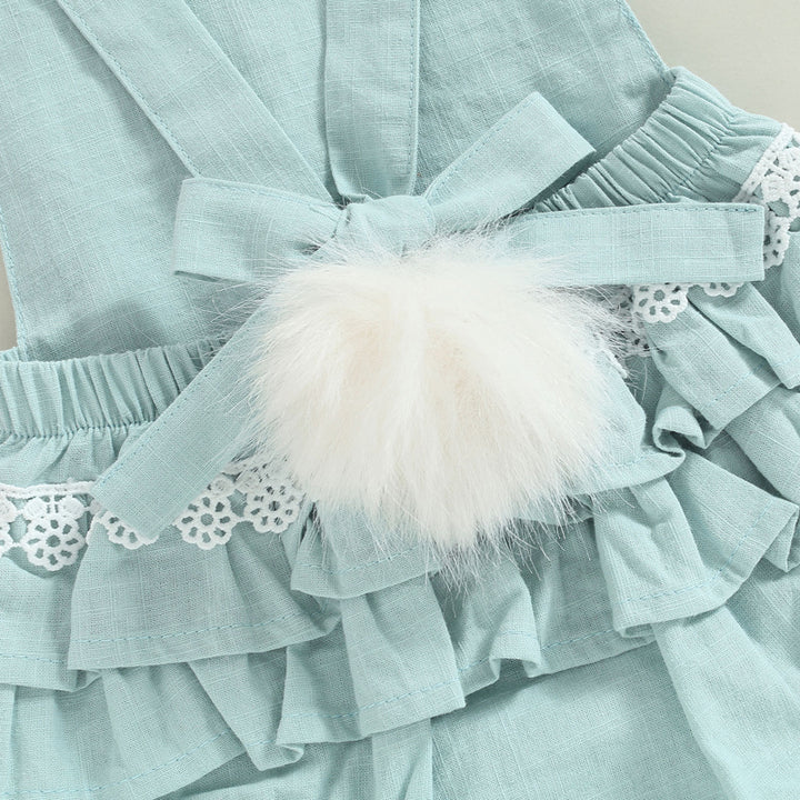 Vintage Bunny Overalls & Ears Set 0-18 Months