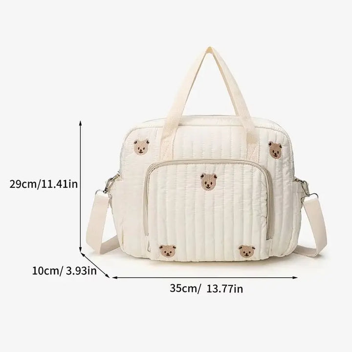 Embroidered Mommy Diaper Bag