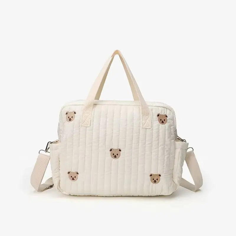 Embroidered Mommy Diaper Bag