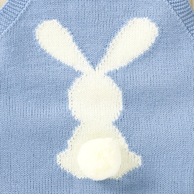 Knitted Rabbit Strap Overalls 0-18 Months