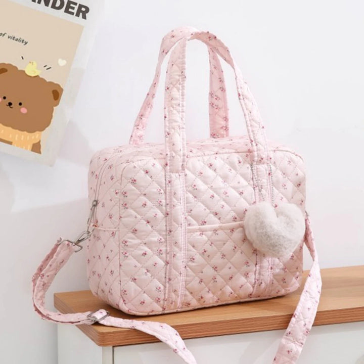 Quilted Floral Mommy Bag