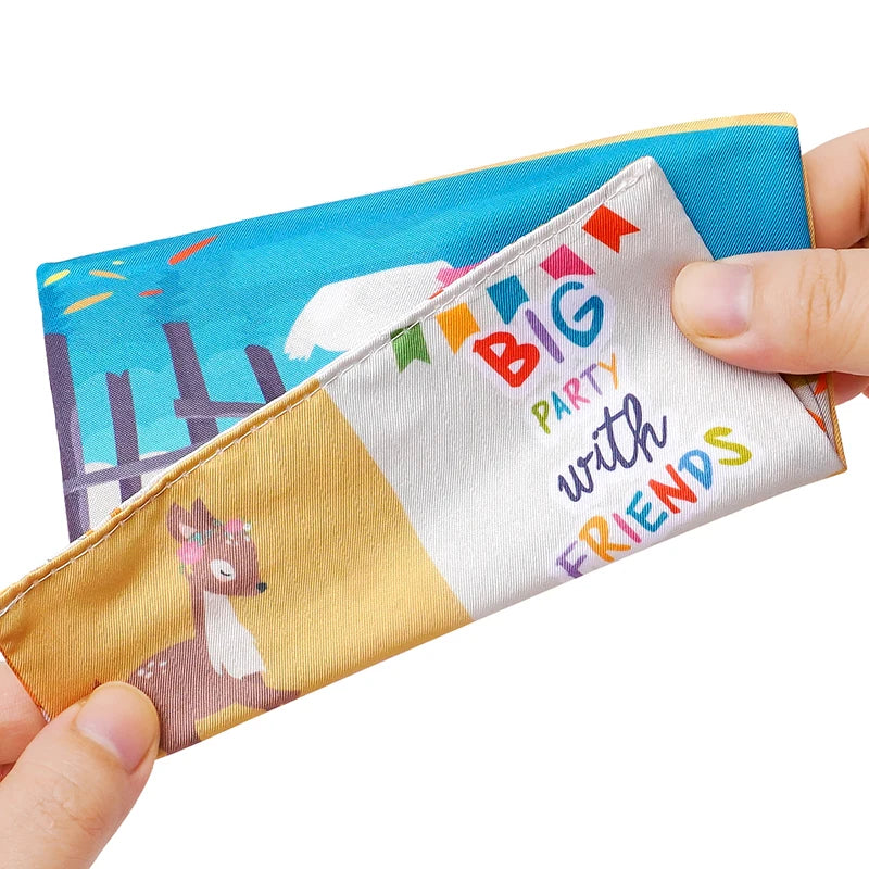 Montessori Baby Tissue Box Sensory Toy