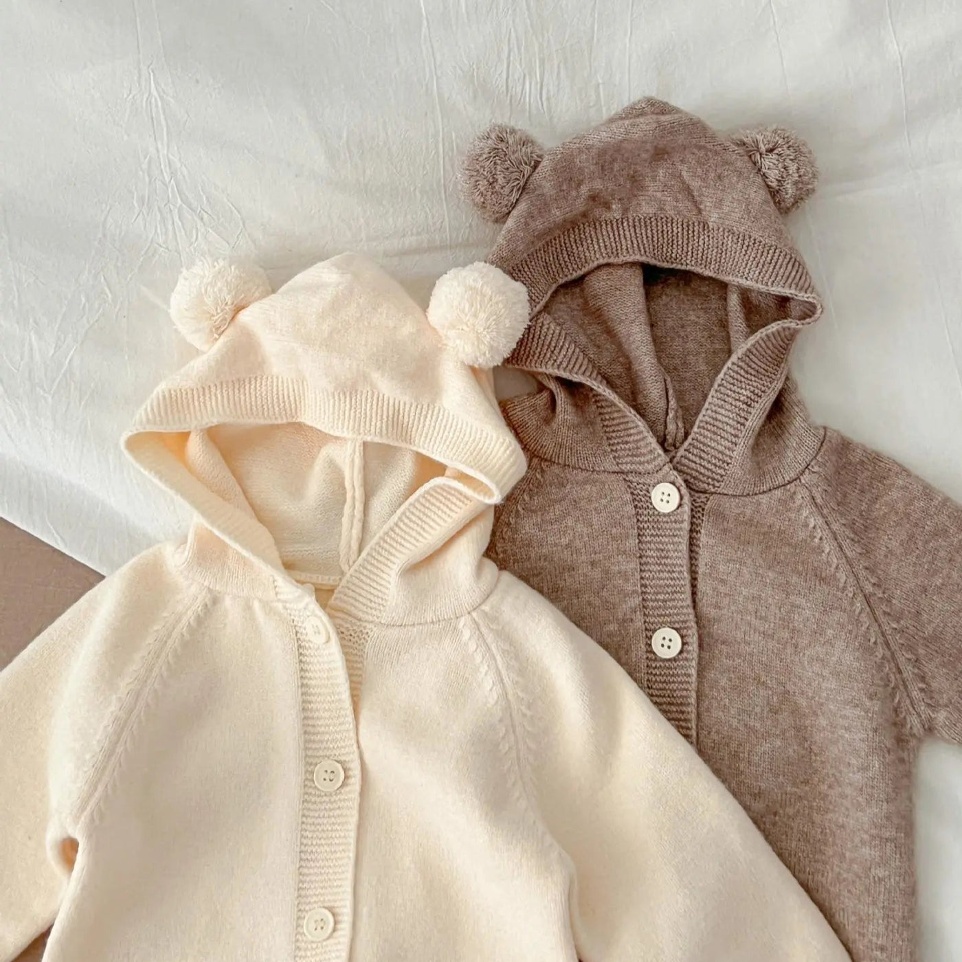 CozyBear Knitted Baby Jumpsuit 0-3 Years