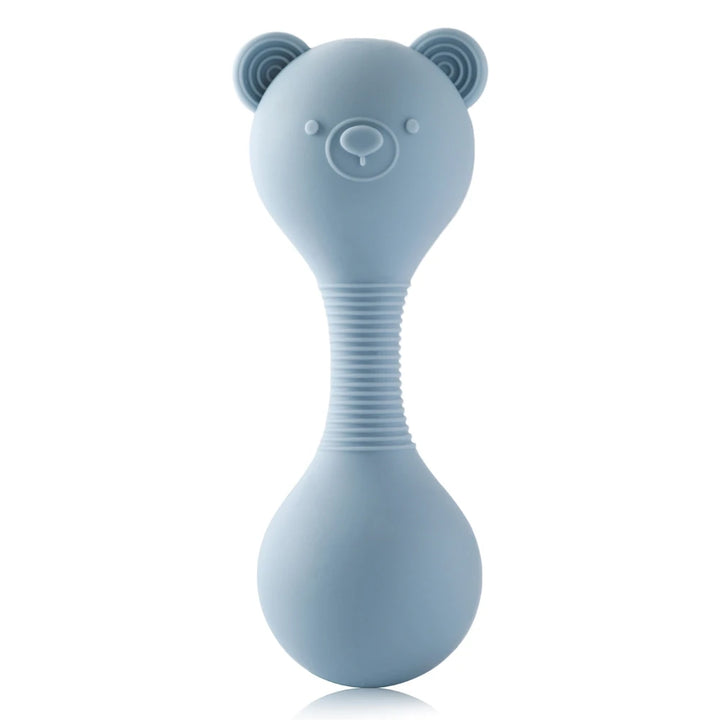 Silicone Bear Maracas Rattle & Teether