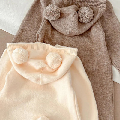 CozyBear Knitted Baby Jumpsuit 0-3 Years
