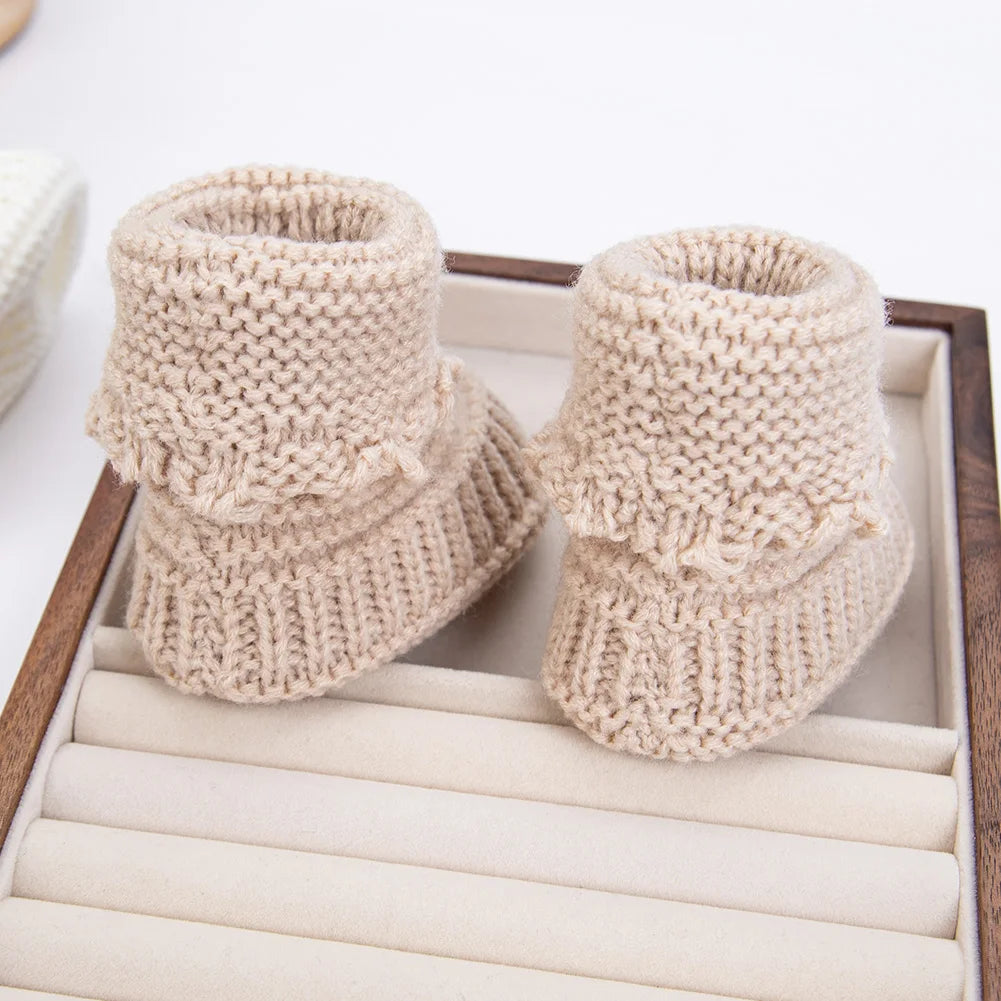 Baby Knit Socks Crochet Set 0-12 Months