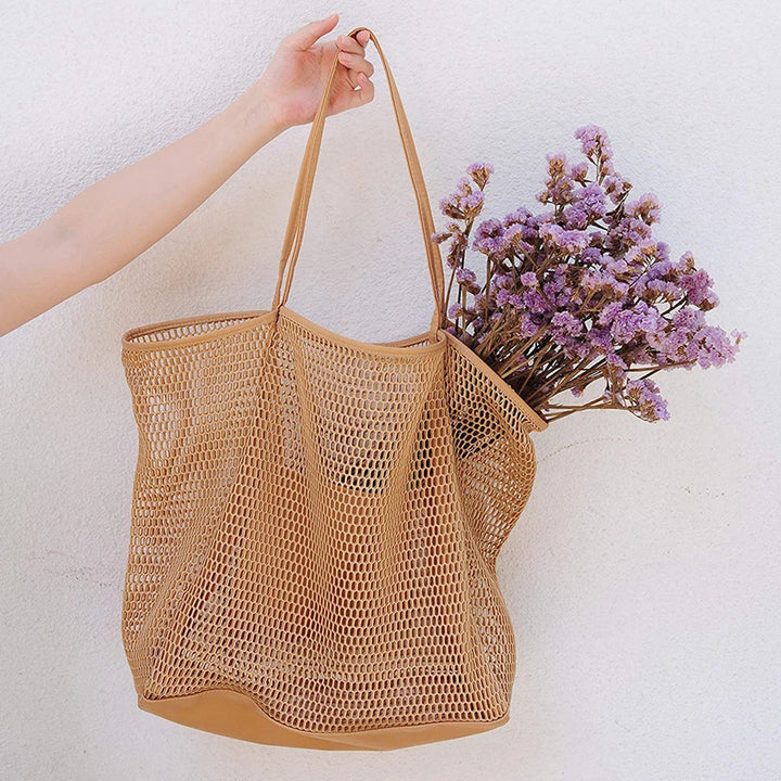 Foldable Nylon Mesh Tote