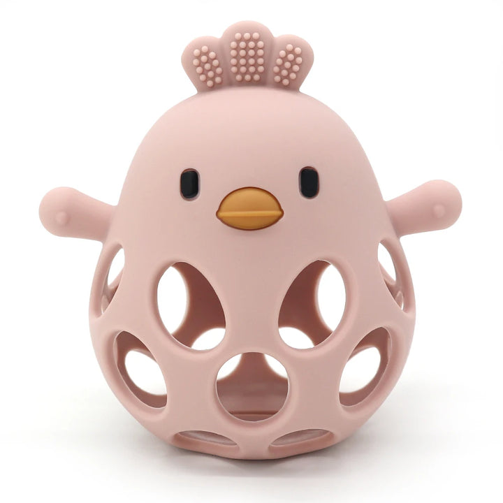 Soft Silicone Baby Teether Cartoon Animal Design