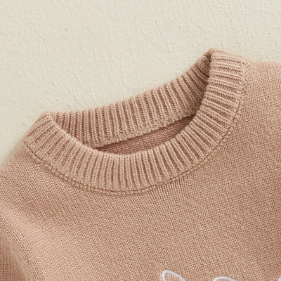 Long Sleeve Easter Sweater Romper 0-18 Months