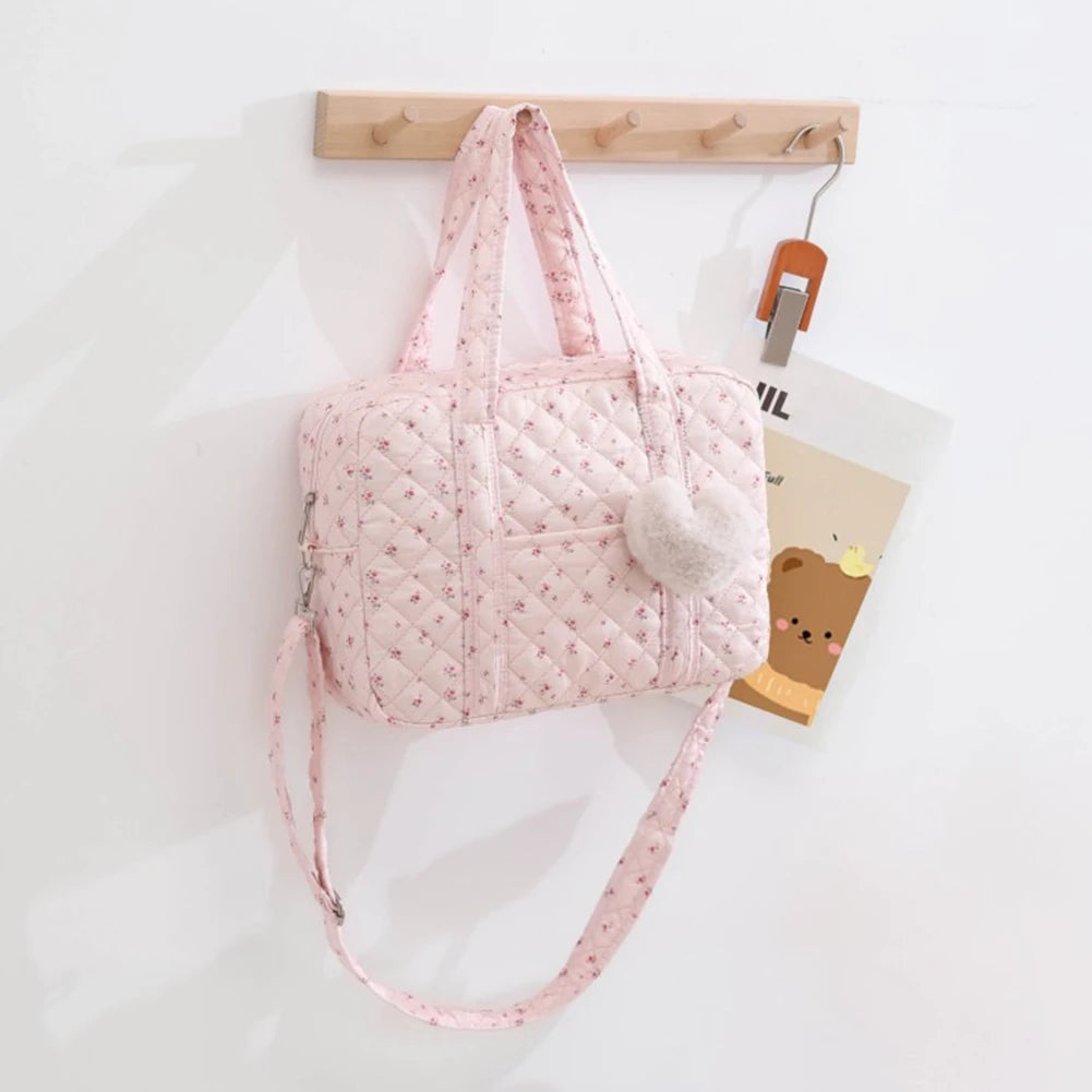 Quilted Floral Mommy Bag