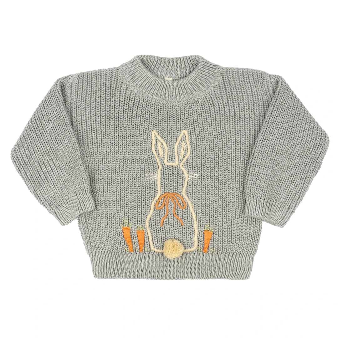 Oversized Cable Knit Bunny Sweater 1-4 Years