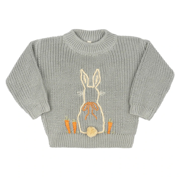Oversized Cable Knit Bunny Sweater 1-4 Years