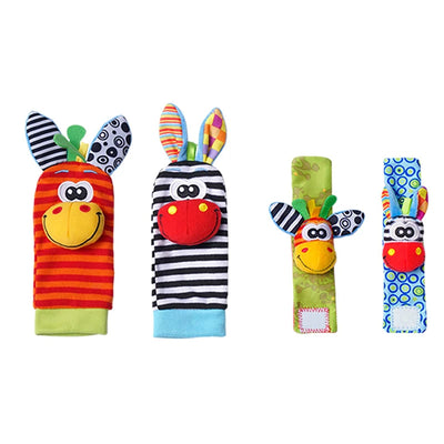 Foot Finder & Wrist Rattle Sensory Toy Set