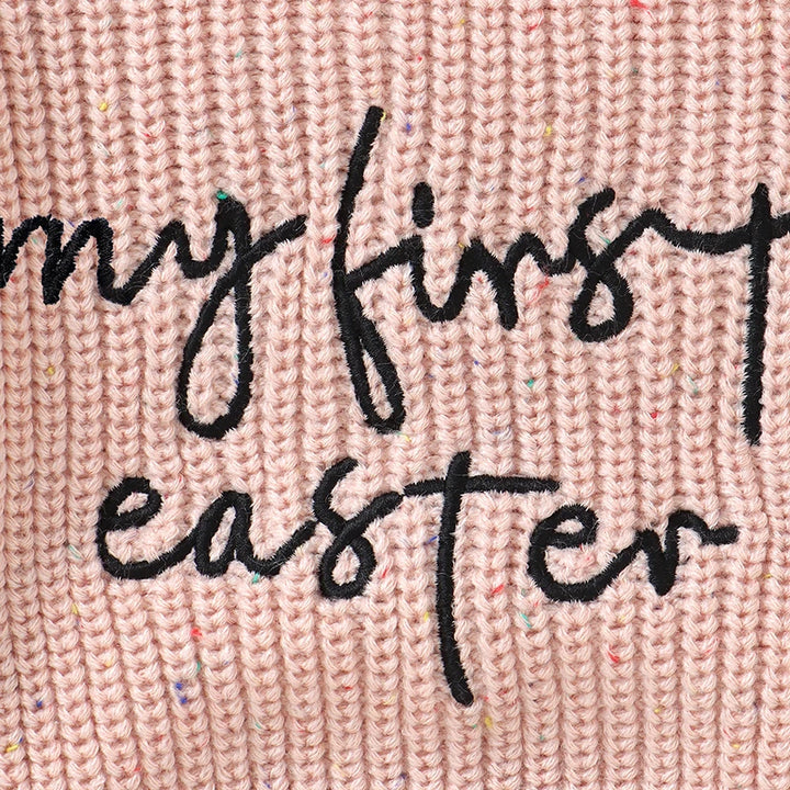 Knitted Long Sleeve Onesie and Bunny Hat Set 0-12 Months