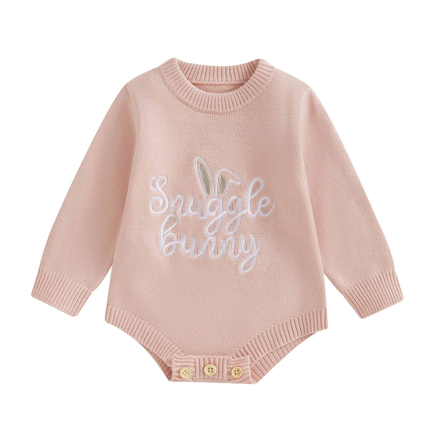 Long Sleeve Easter Sweater Romper 0-18 Months
