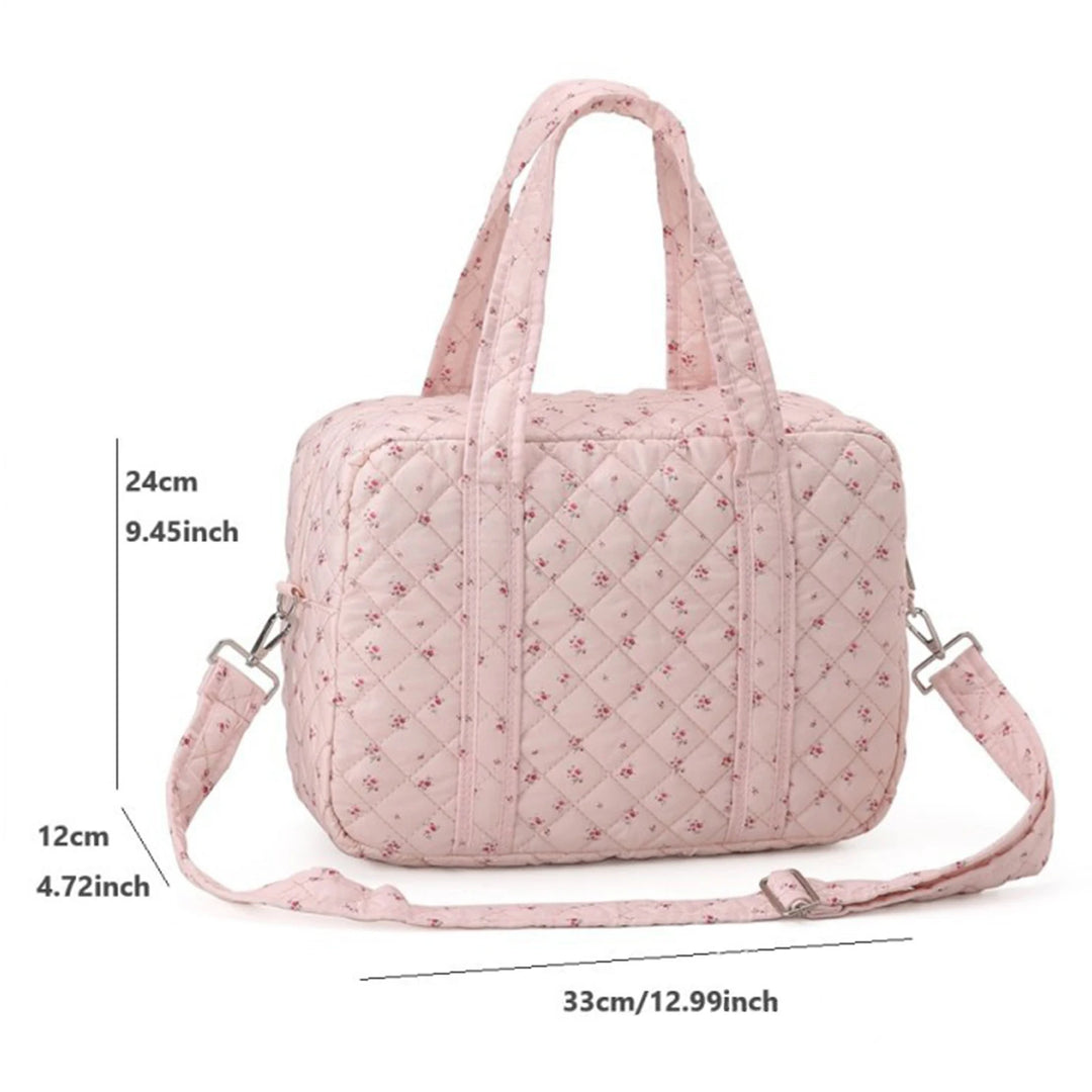 Quilted Floral Mommy Bag
