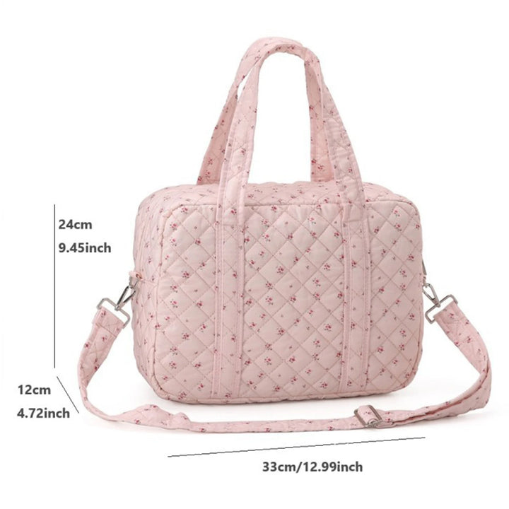 Quilted Floral Mommy Bag