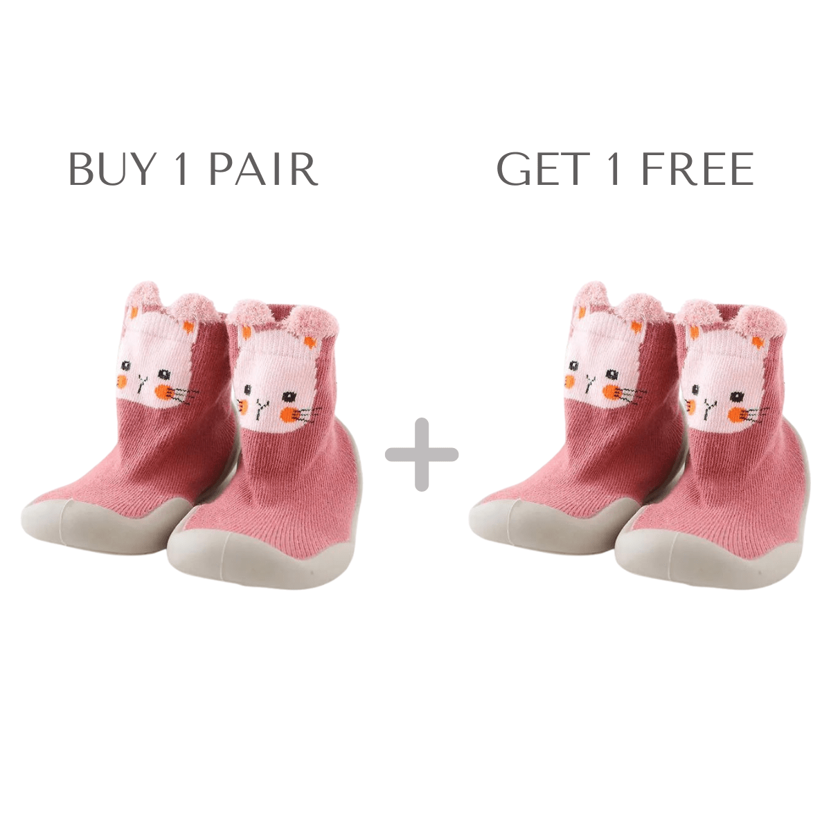 Baby Anti-Slip Sock Shoes - 🎉 BUY 1 PAIR GET 1 FREE - Skaldo & Malin