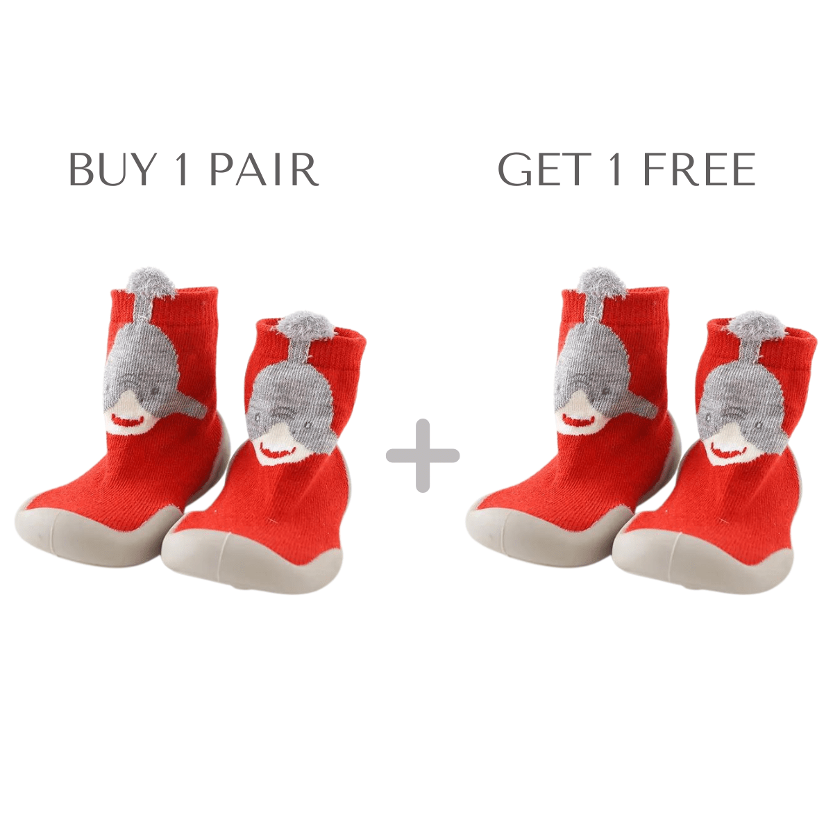 Baby Anti-Slip Sock Shoes - 🎉 BUY 1 PAIR GET 1 FREE - Skaldo & Malin