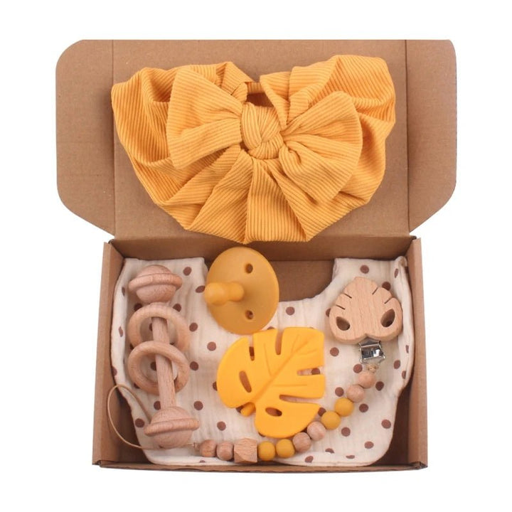 Baby Girl Bow & Teething Set - Skaldo & Malin