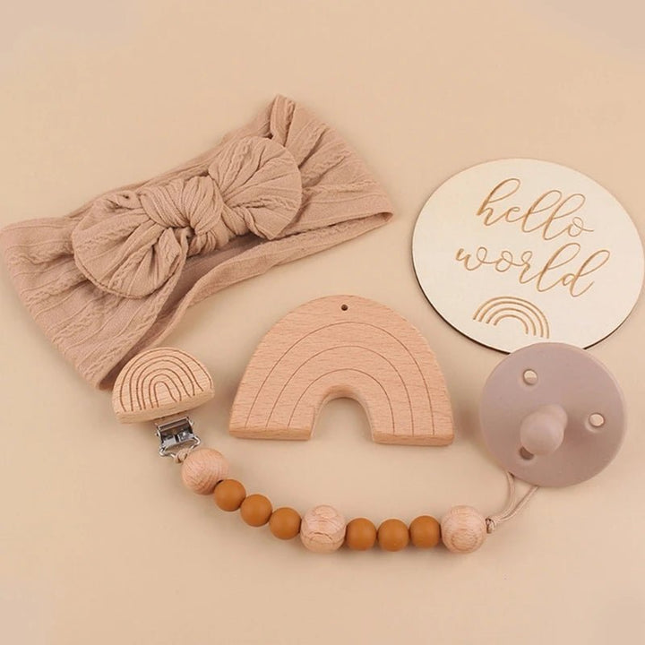 Baby Girl Teether & Hairbow Set - Skaldo & Malin