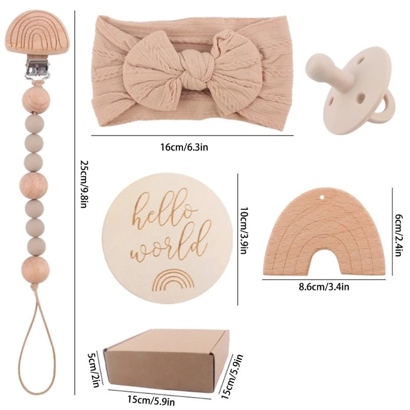 Baby Girl Teether & Hairbow Set - Skaldo & Malin