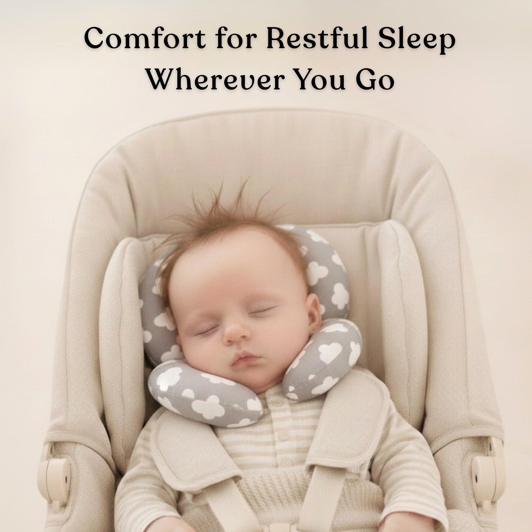 CozyComfort Baby Head Support Pillow